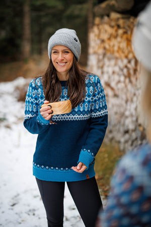 Cosy Cuffed Beanie - Stone Grey