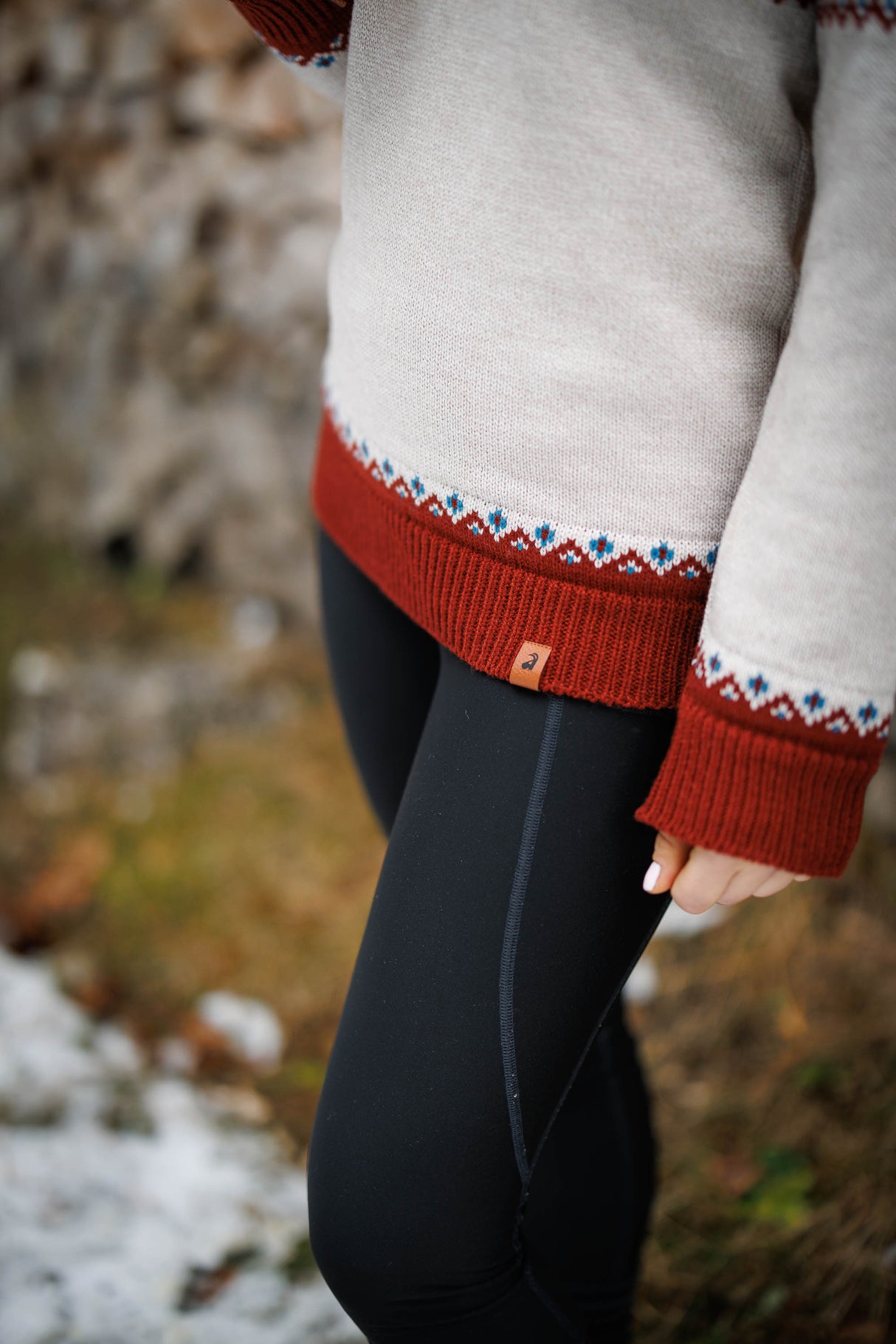 Svalbard Knit Sweater - Arctic Tundra