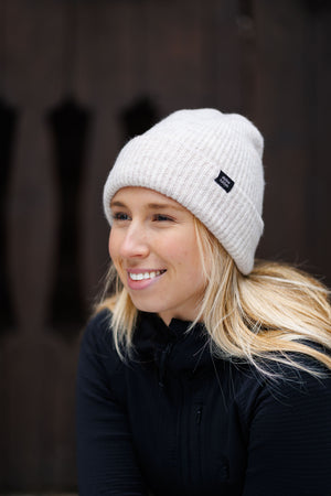 Cosy Cuffed Beanie - Almond