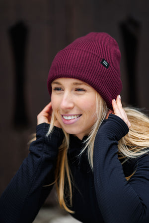 Explorer Beanie - Burgundy