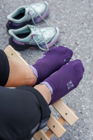 Summit Low Ankle Wandersocken - Violet