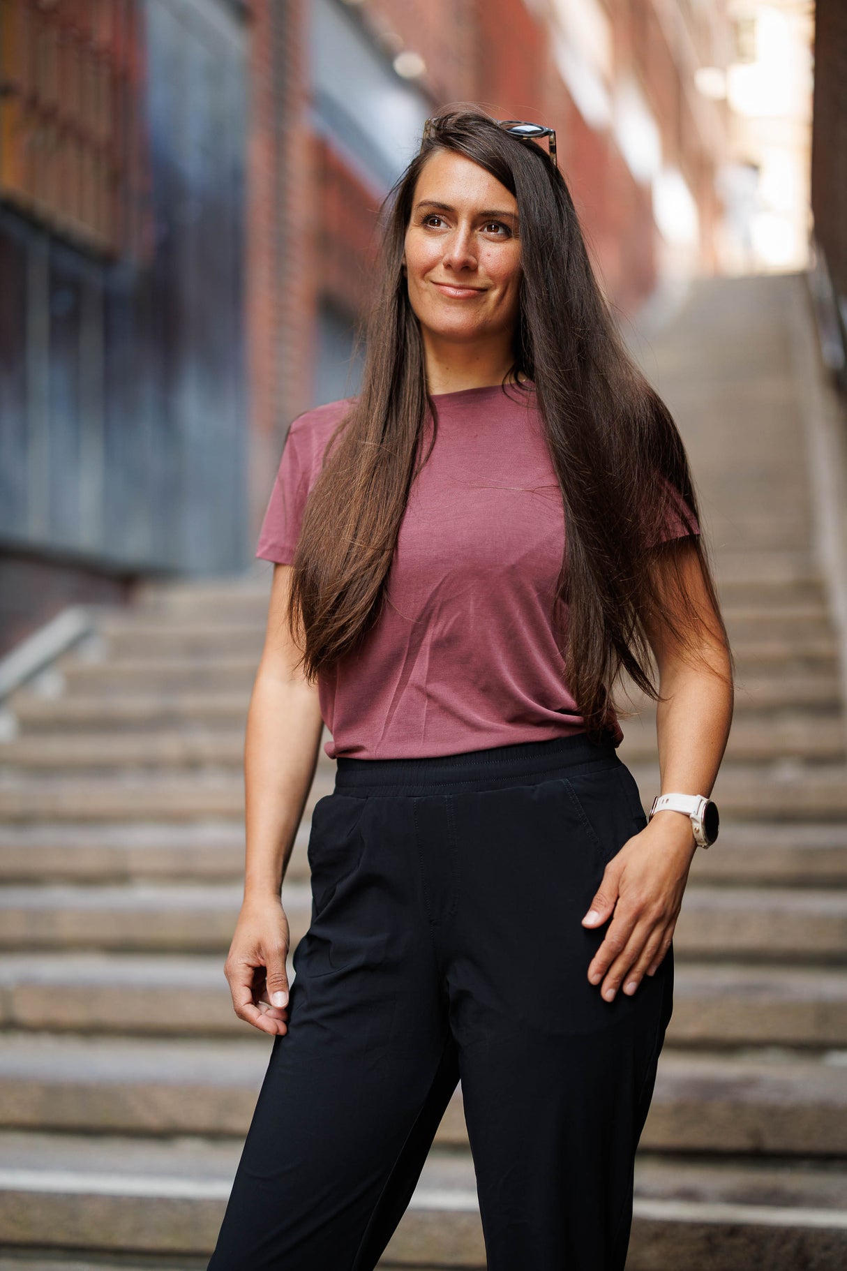 Vagabond T-shirt - Rosewood