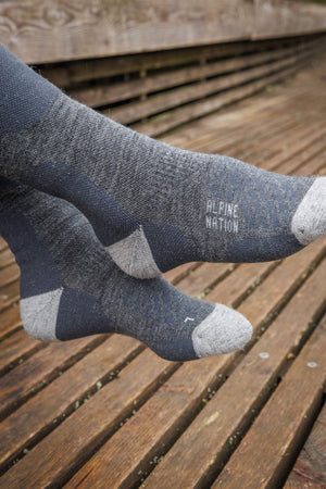 Lappland Merino Socks - Polar Night