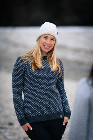 Seceda Knit Sweater - Arctic Night