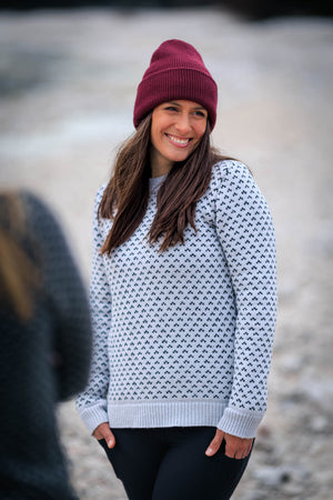 Seceda Knit Sweater - Snowfall