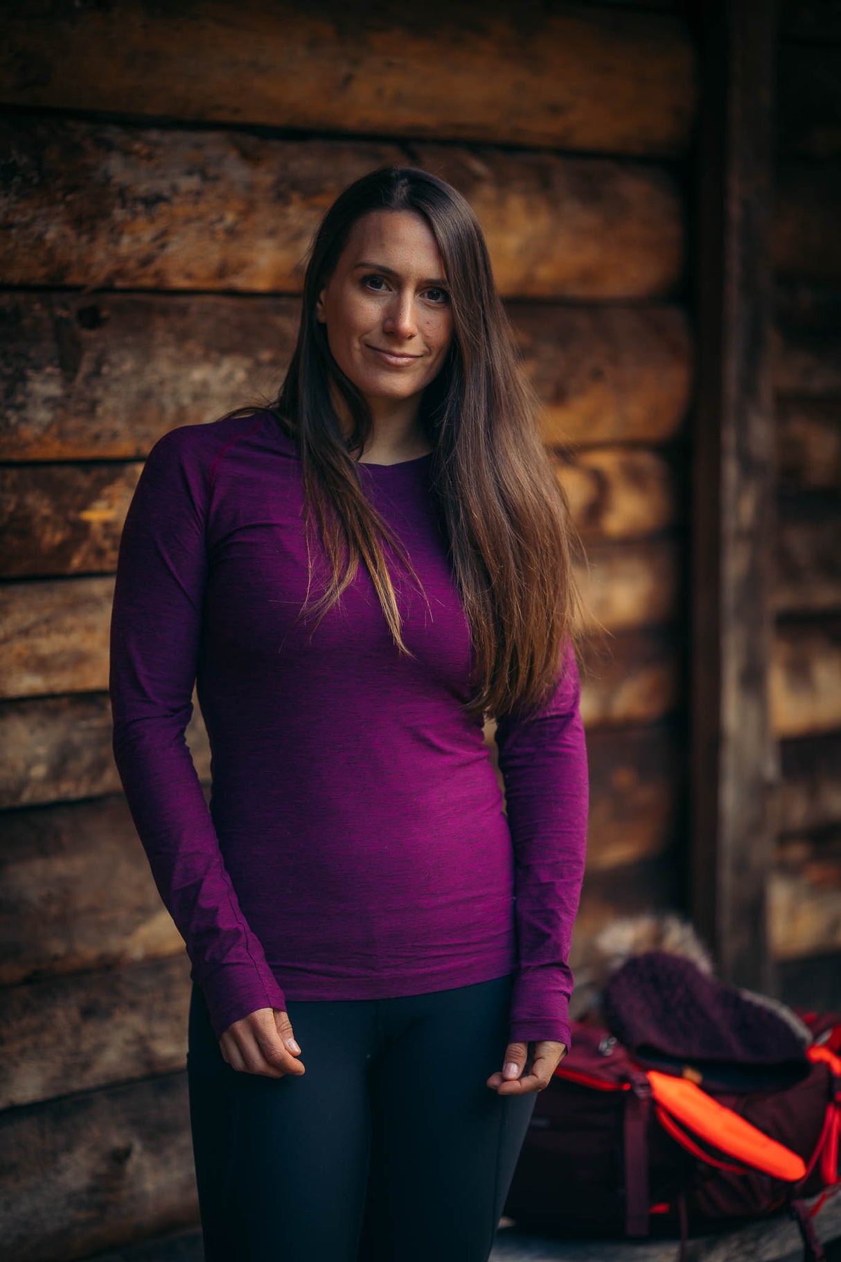 Maglia Summit a maniche lunghe Wild Berry