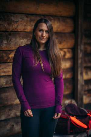 Maglia Summit a maniche lunghe Wild Berry