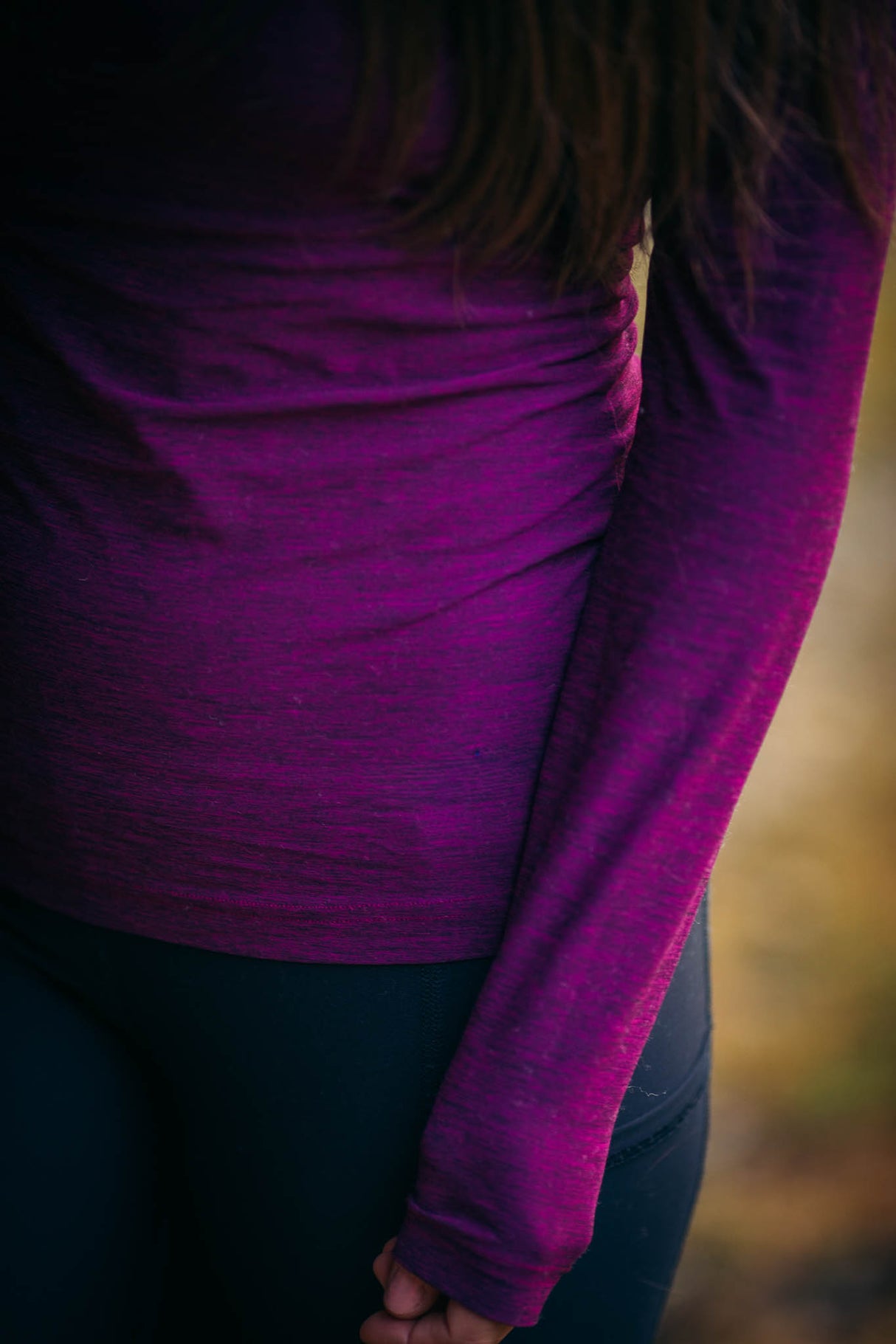 Maglia Summit a maniche lunghe Wild Berry