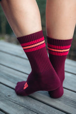 Summit Crew Wandersocken - Wild Berry