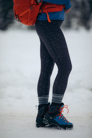 Pro Winter Leggings Midnight Snow - Tall (+7cm)