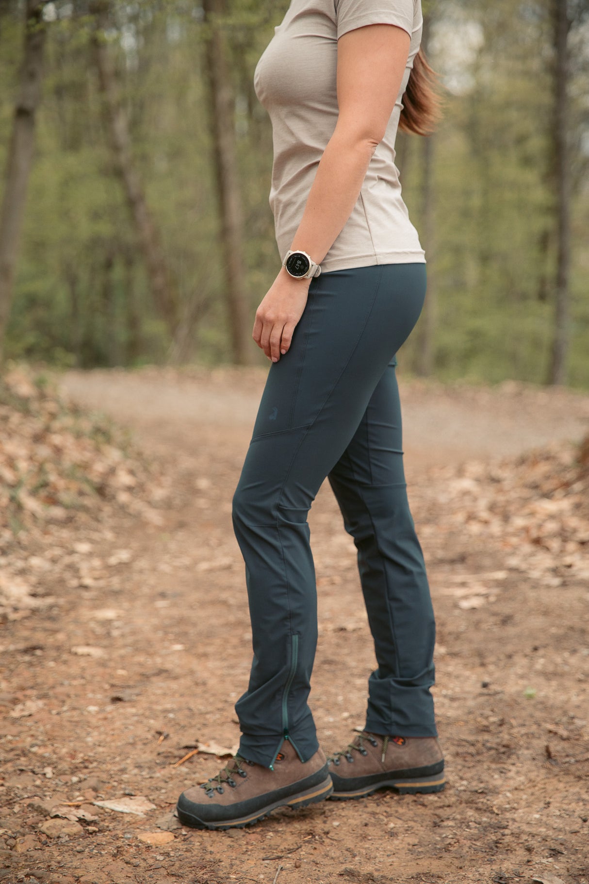 Ascent planinarske hlače Tamni Petrol