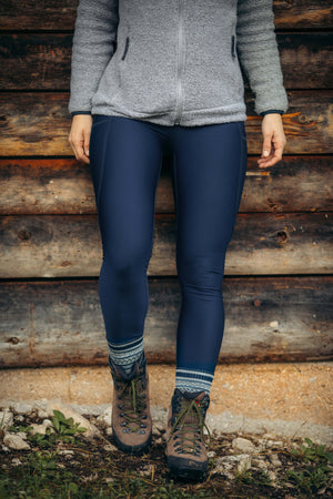 Summit Pocket Leggings Night Blue