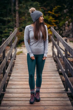 Summit Pocket Leggings Jade