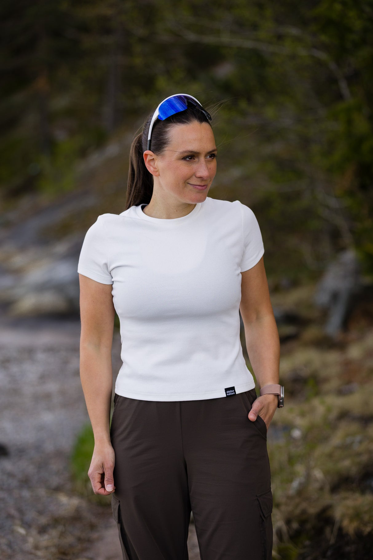 Riva Ribbed T-shirt - Zenith