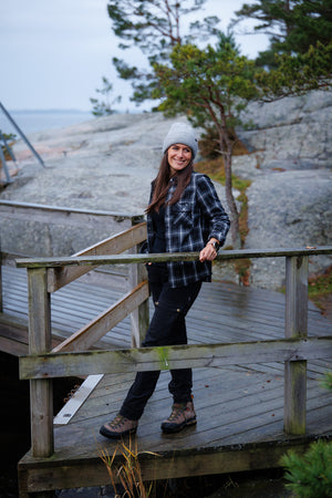 Sierra Flannel Shirt - Charcoal