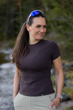 Riva Ribbed T-shirt - Mauve