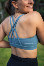 Strappy Sports Bra Petrol