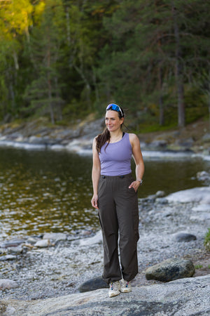 Parachute pants - Umber