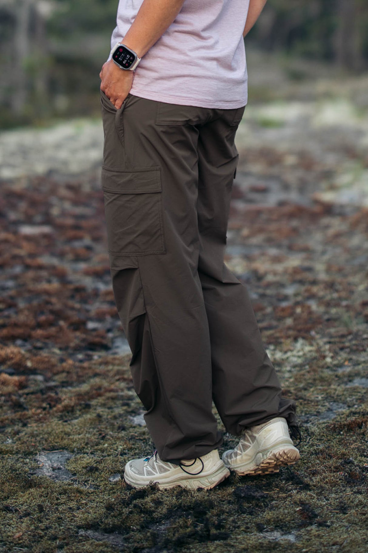 Parachute pants - Umber