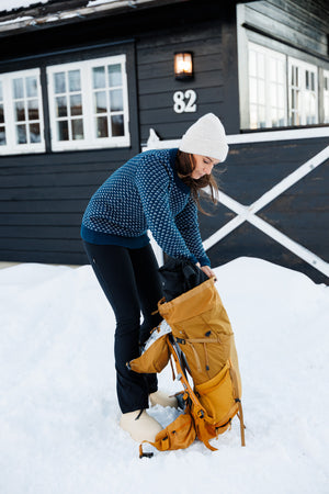 Seceda pleten pulover - Arctic Blue