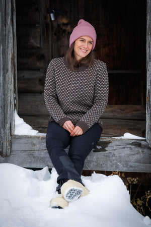 Seceda Knit Sweater - Mocha