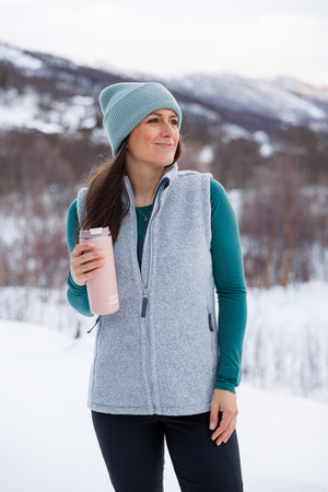 Alpine Wool Vest Stone Grey