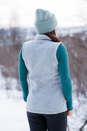 Alpine Wool Vest Stone Grey