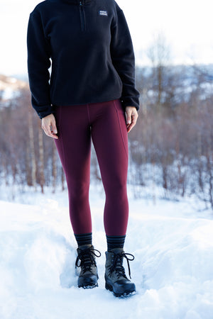Rise Thermo Pocket Leggings Mulberry