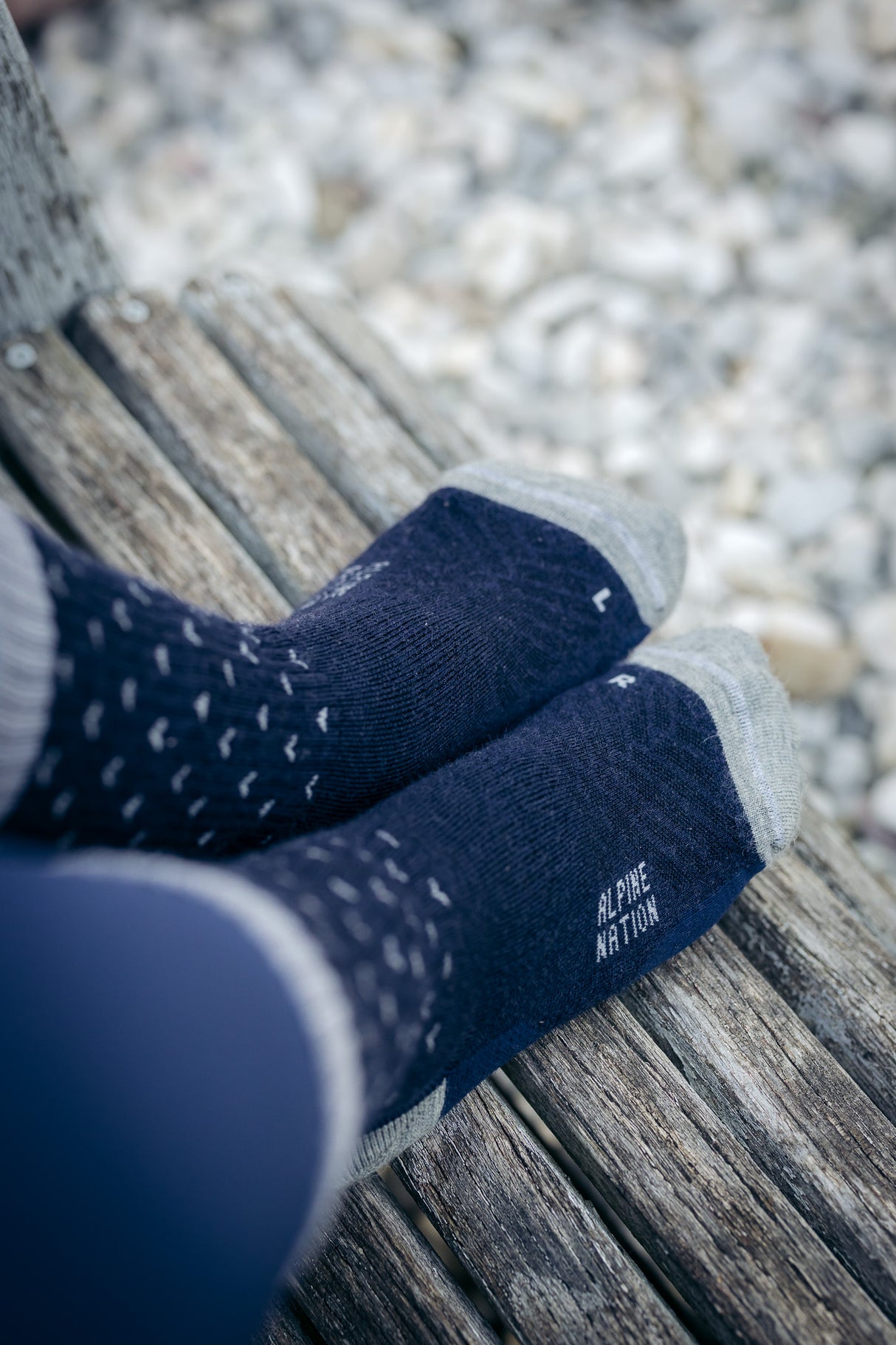 Abisko Merino Socks - Arctic Tide