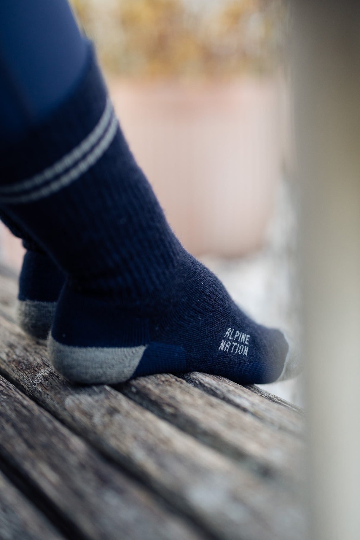 Abisko Merino Socks - Dark Navy