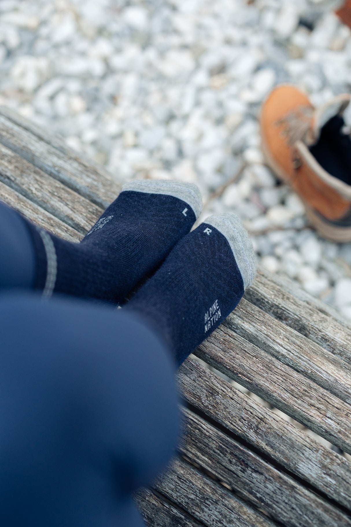 Abisko Merino Socks - Dark Navy