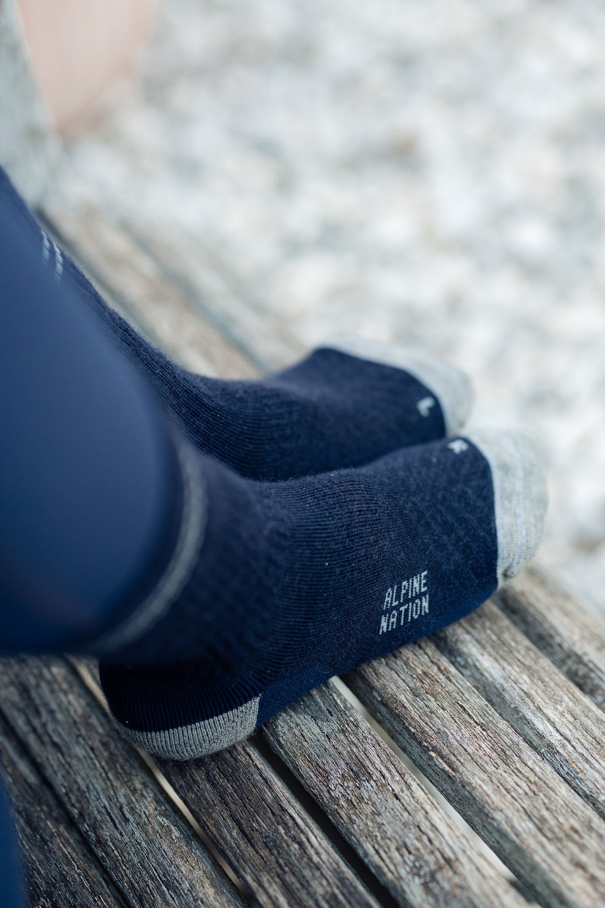 Abisko Merino Socks - Dark Navy
