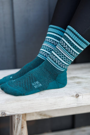 Abisko Merino Socks - Glacier