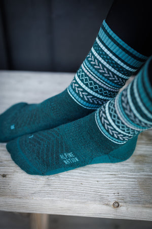 Abisko Merino Socks - Glacier