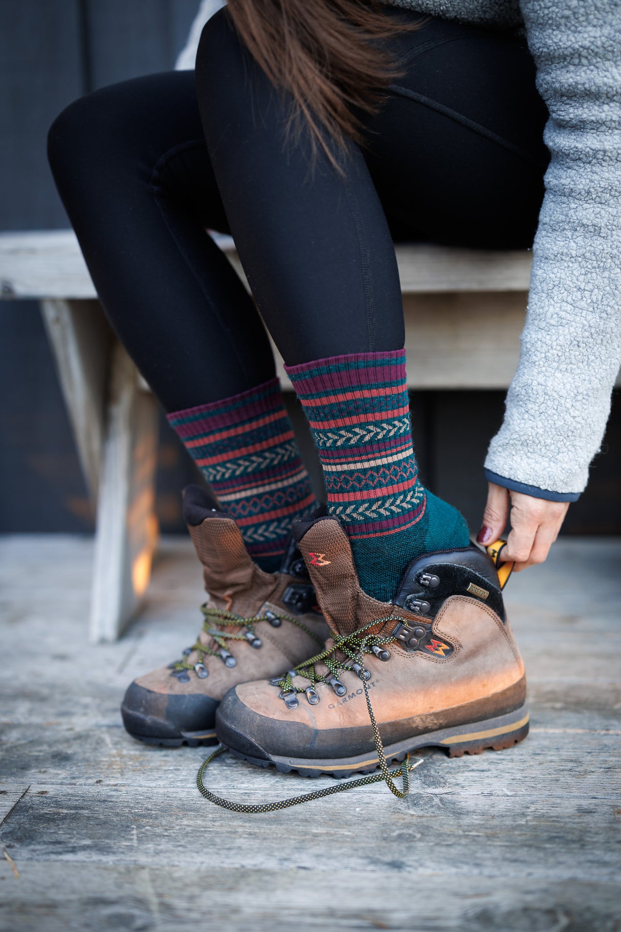 Abisko Merino Socks - Starlight