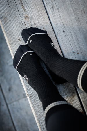 Seceda Light Merino crew čarape Stone
