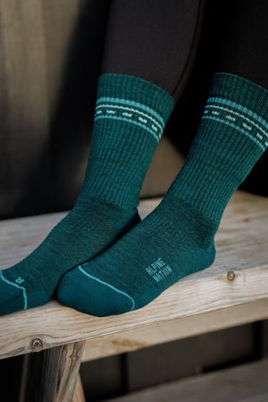 Seceda Light Merino crew čarape Stone