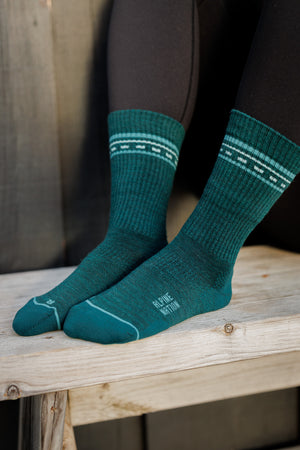 Seceda Light Merino crew čarape Stone