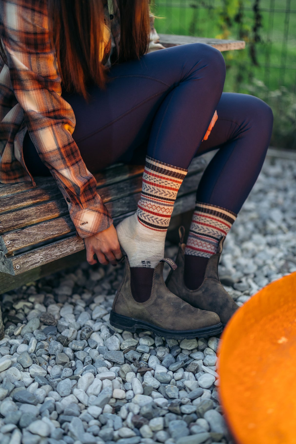 Abisko Merino Socks - Pumpkin Spice