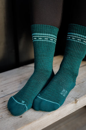Seceda Light Merino crew čarape Stone