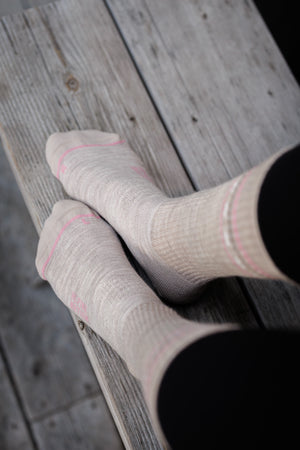 Seceda Light Merino crew čarape Stone