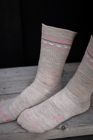 Seceda Light Merino crew čarape Stone