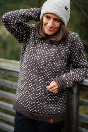 Seceda Knit Sweater - Mocha