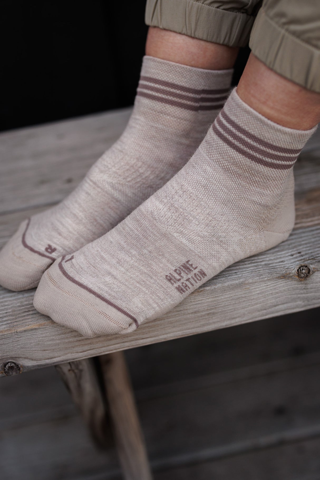 Seceda Light Merino calze mid crew Tulip