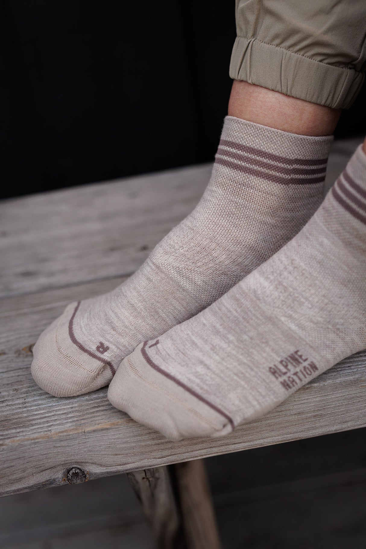 Seceda Light Merino calze mid crew Tulip