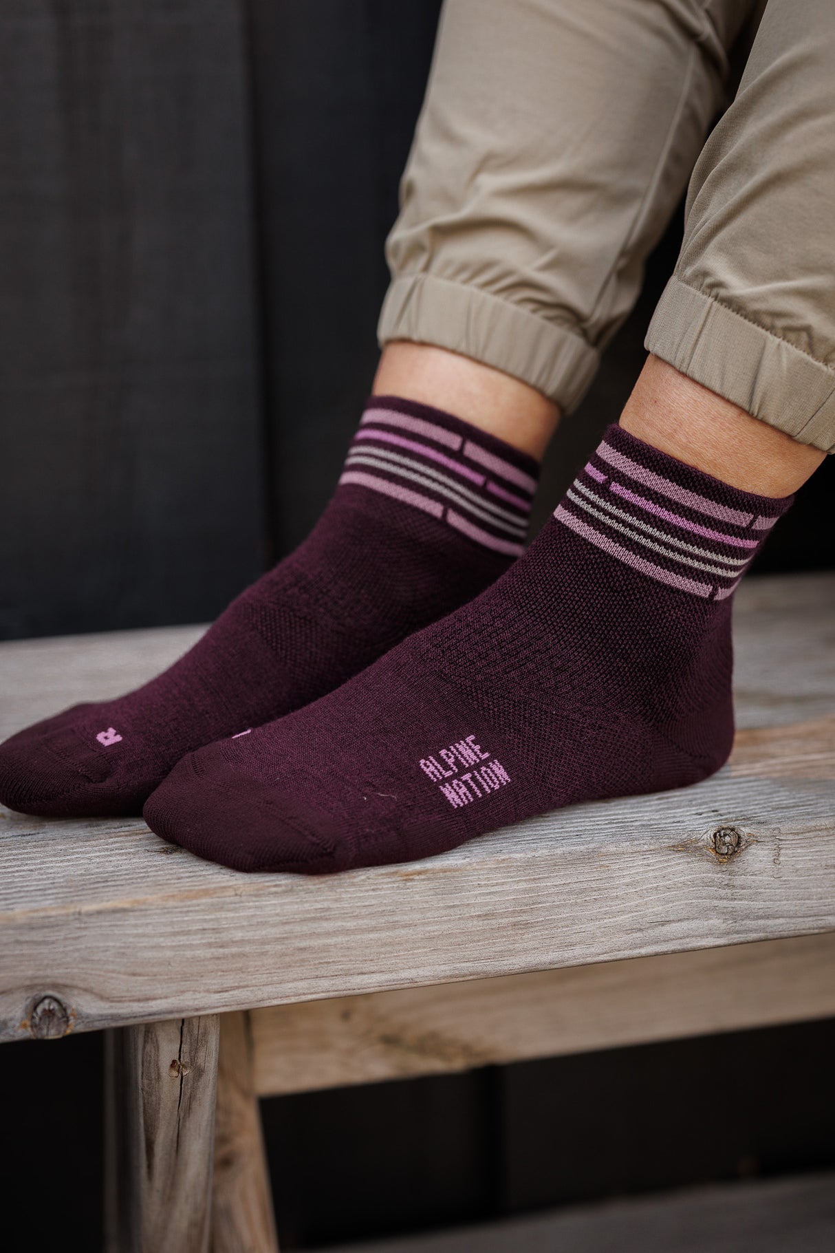 Seceda Light Merino calze mid crew Tulip
