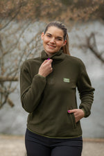 Atlas Fleecepullover Moss Green