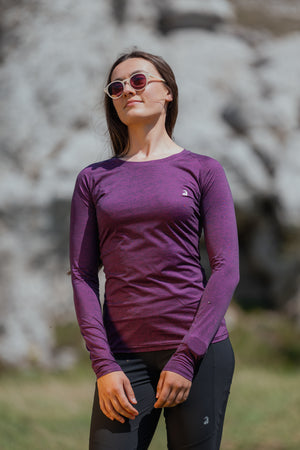 Maglia Summit a maniche lunghe Wild Berry