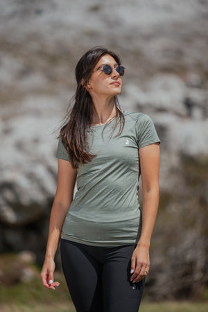 Summit majica s kratkimi rokavi Fern Green