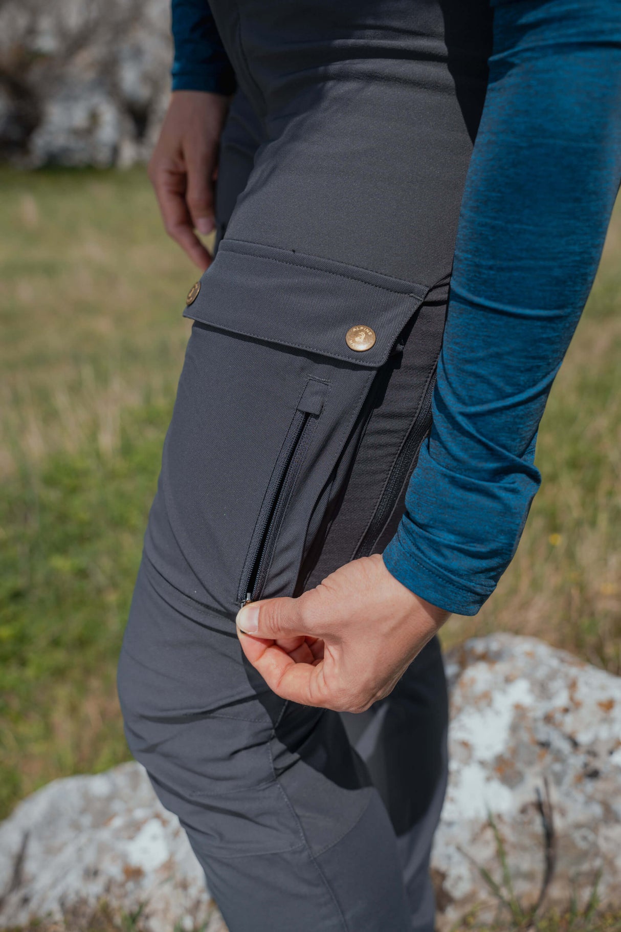 Explorer Pohodne hlače - Carbon Grey